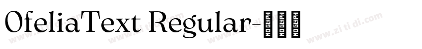 0feliaText Regular字体转换